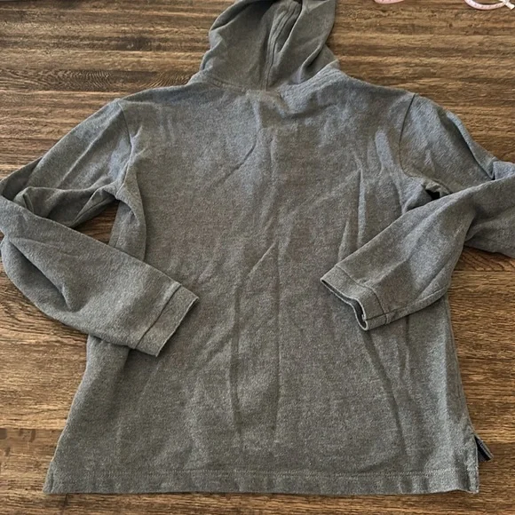 LACOSTE grey hooded long sleeve size 10 - Picture 7 of 7